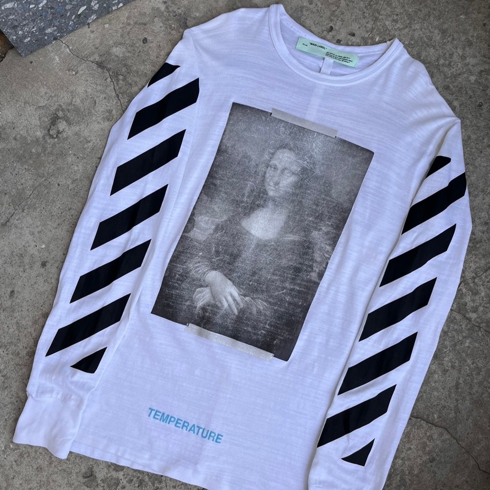 Off-White ''Mona Lisa'' white longsleeve T-shirt